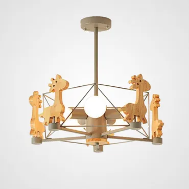 Люстра на штанге GIRAFFE Crystal Grey