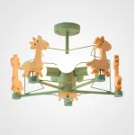 Люстра на штанге GIRAFFE Star Green