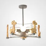 Люстра на штанге GIRAFFE Star Green