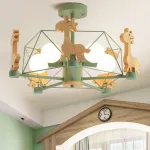 Люстра на штанге GIRAFFE Star Green