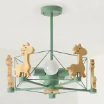 Люстра на штанге GIRAFFE Star Green