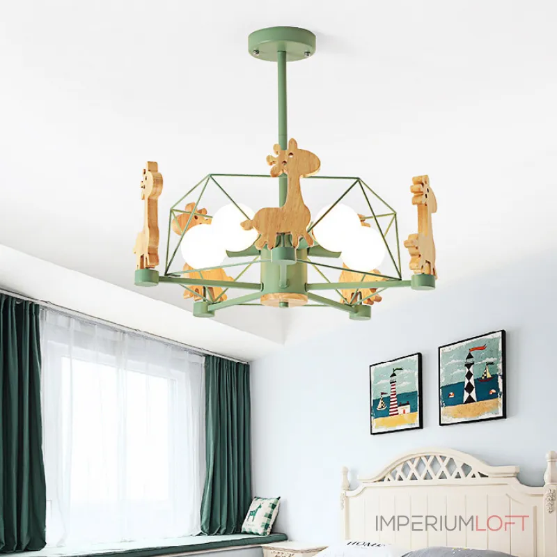 Люстра на штанге GIRAFFE Star Green Люстра на штанге GIRAFFE Star Green