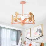 Люстра на штанге GIRAFFE Star Green