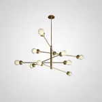 Люстра на штанге SALME L10 A Gold