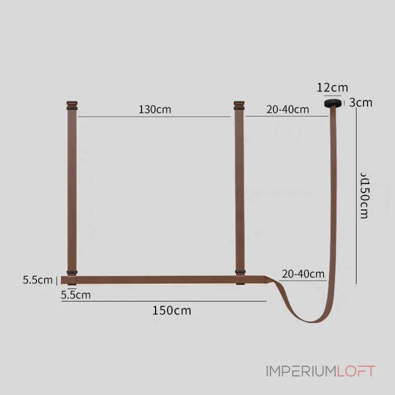 Подвесной светильник Strong L1500