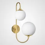 Бра Gooseneck Pelle wall Lamp от ImperiumLoft