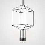 Подвесной светильник Via Wireflow polyhedral 0311 Pendan Light от ImperiumLoft