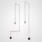 Подвесной светильник VIA Wireflow polyhedral 0347 Free-Form pendant lamp от ImperiumLoft