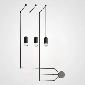 Подвесной светильник Via Wireflow polyhedral 0363 FreeForm Suspension lamp