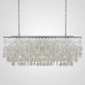Подвесная люстра rectangle SHELL Chandelier 2 cascades Подвесная люстра rectangle SHELL Chandelier 2 cascades