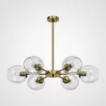 Люстра на штанге MARINE B 6 Gold/Transparent от ImperiumLoft