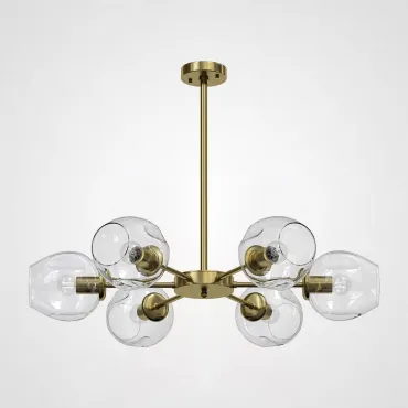 Люстра на штанге MARINE B 6 Gold/Transparent