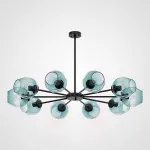 Люстра на штанге MARINE B 12 lamps Black/Blue от ImperiumLoft
