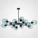 Люстра на штанге MARINE D104 12 lamps Black/Blue от ImperiumLoft