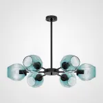 Люстра на штанге MARINE B 6 Black/Blue от ImperiumLoft