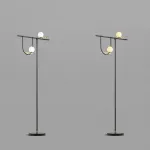 Напольный светильник BIRDS Черный от ImperiumLoft