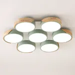 Потолочная люстра CLIP 7 Зеленый