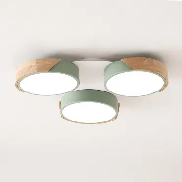 Потолочная люстра CLIP 3 Зеленый