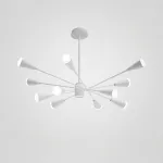 Люстра на штанге MILTON 12 Белый