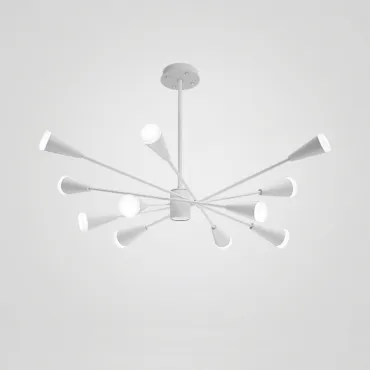 Люстра на штанге MILTON 12 Белый