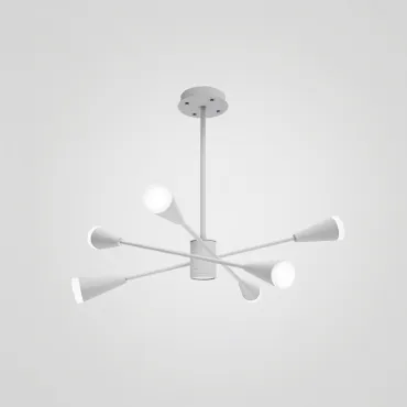 Люстра на штанге MILTON 6 Белый Люстра на штанге MILTON 6 Белый