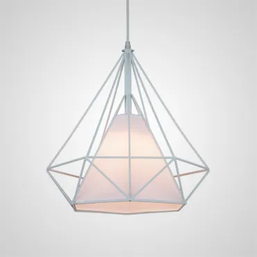 Подвесной светильник The Diamond Chandelier Kevin Reilly 1 D28 Белый Подвесной светильник The Diamond Chandelier Kevin Reilly 1 D28 Белый