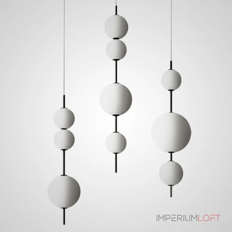 Подвесной светильник White beads Pendant D50 от ImperiumLoft