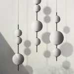 Подвесной светильник White beads Pendant D50 от ImperiumLoft