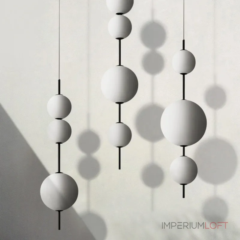 Подвесной светильник White beads Pendant D50 от ImperiumLoft