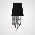 Настенный светильник Crystal Light Brunilde Ipe Cavalli H52 Silver/Black от ImperiumLoft
