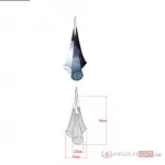 Подвесная люстра Aqua Creations Lighting Chilli chandelier 3L