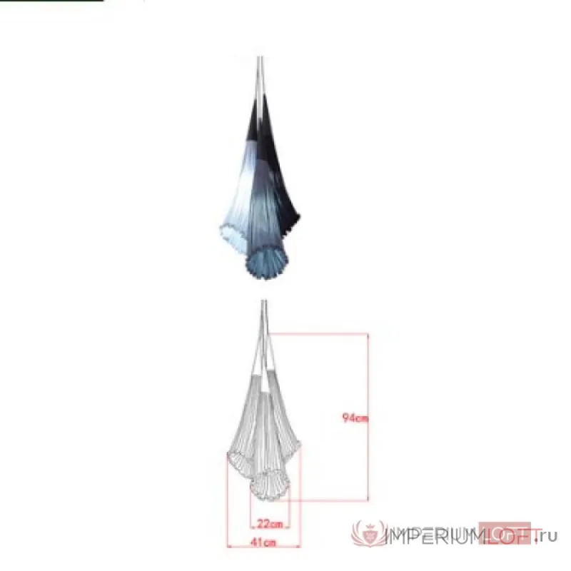 Подвесная люстра Aqua Creations Lighting Chilli chandelier 3L