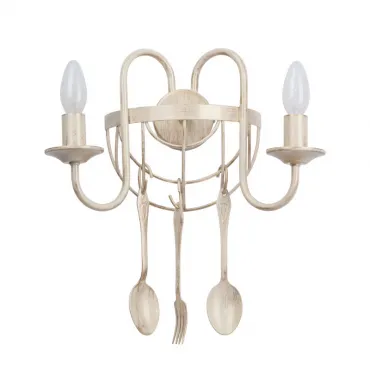 Бра Vitaluce V1333 V1333/2A Цвет арматуры кремовый Цвет плафонов белый Бра Vitaluce V1333 V1333/2A Цвет арматуры кремовый Цвет плафонов белый