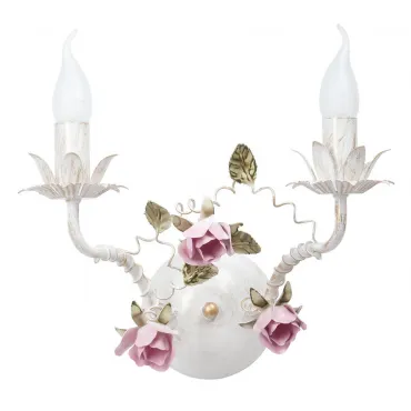 Бра Vitaluce V1137 V1137/2A Цвет арматуры белый Цвет плафонов желтый