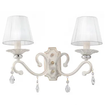 Бра Vitaluce V1679 V1679-0/2A Цвет арматуры золото Цвет плафонов белый