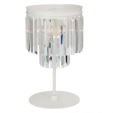 Настольная лампа декоративная Vitaluce V5151 V5151-0/3L Цвет арматуры белый Цвет плафонов прозрачный