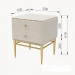 Дизайнерская прикроватная тумба LaLume-TT00116 от ImperiumLoft