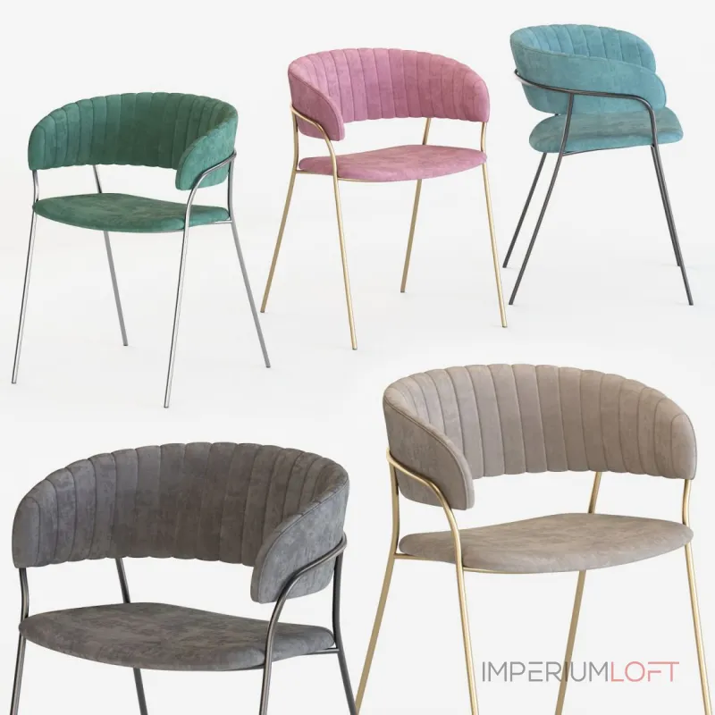 Дизайнерский обеденный стул LaLume-ST00244 Зеленый от ImperiumLoft Дизайнерский обеденный стул LaLume-ST00244 Зеленый от ImperiumLoft