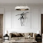 Подвесная люстра Frost Patterns & Brass D60