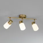 Бра Eurosvet Corso 20089/3 бронза Цвет арматуры бронза Цвет плафонов белый от ImperiumLoft