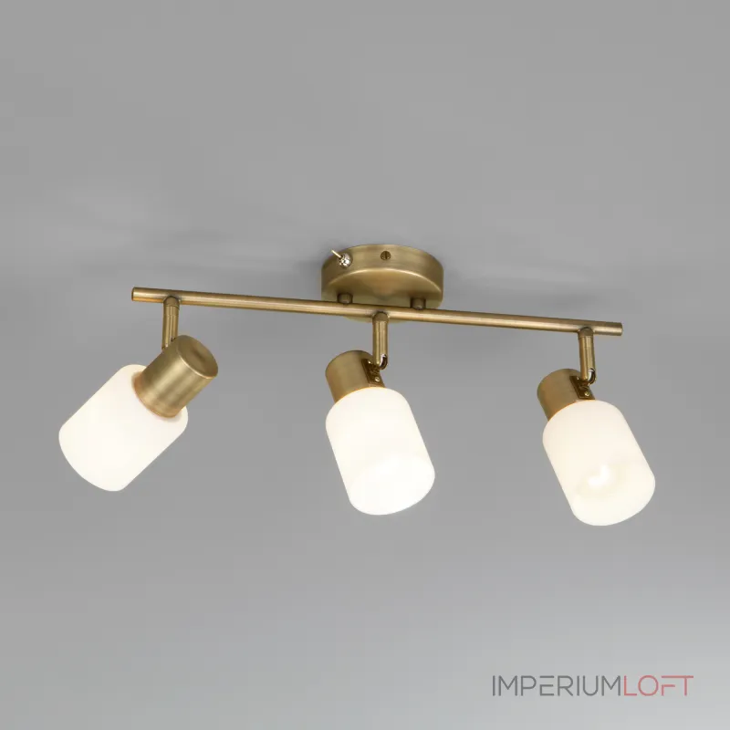 Бра Eurosvet Corso 20089/3 бронза Цвет арматуры бронза Цвет плафонов белый от ImperiumLoft