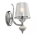 Бра Omnilux Aviano OML-84601-01 Цвет арматуры хром Цвет плафонов серый от ImperiumLoft