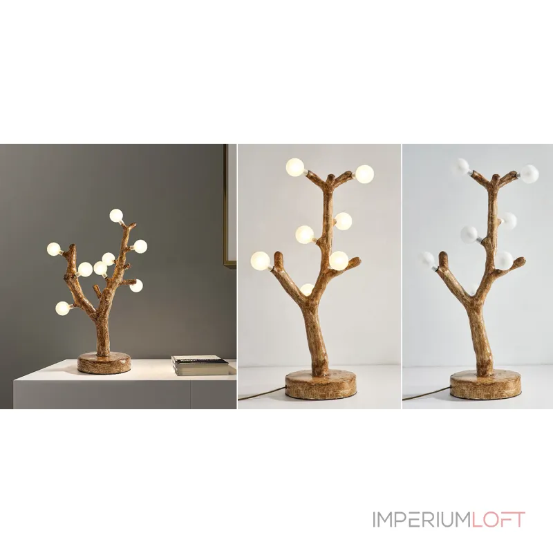 Настольная лампа Tree branch Table Lamp H55 от ImperiumLoft