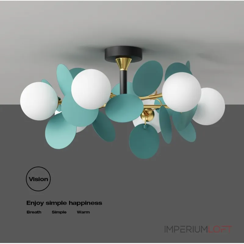 Потолочная люстра Light of MATISSE BLUE D55