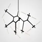 Подвесная люстра Агнес Chandelier Summer 14 Black