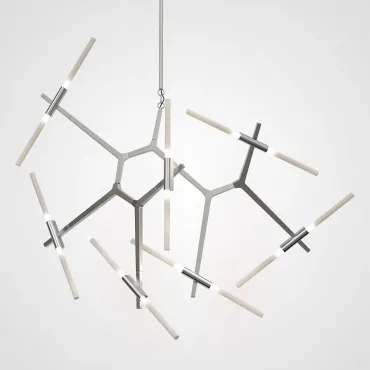 Подвесная люстра Агнес Chandelier Summer 14 Silver