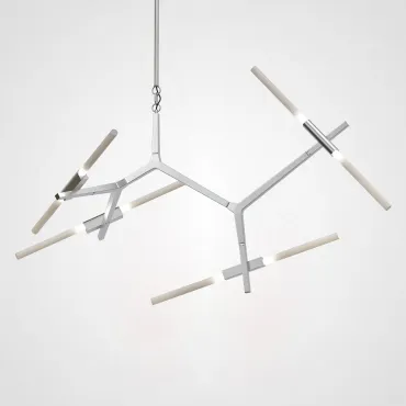 Подвесная люстра Агнес Chandelier Summer 8 Silver