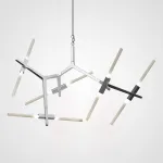 Подвесная люстра Агнес Chandelier Summer 10 Silver