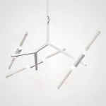 Подвесная люстра Агнес Chandelier Summer 6 White