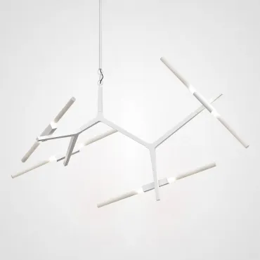 Подвесная люстра Агнес Chandelier Summer 8 White